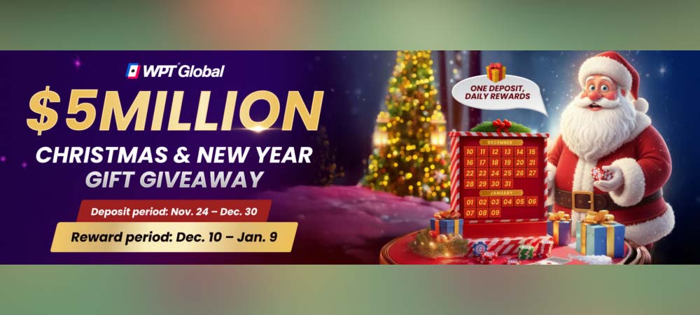 World Poker Tour $5 Million Christmas/New Year's Gift Giveaway